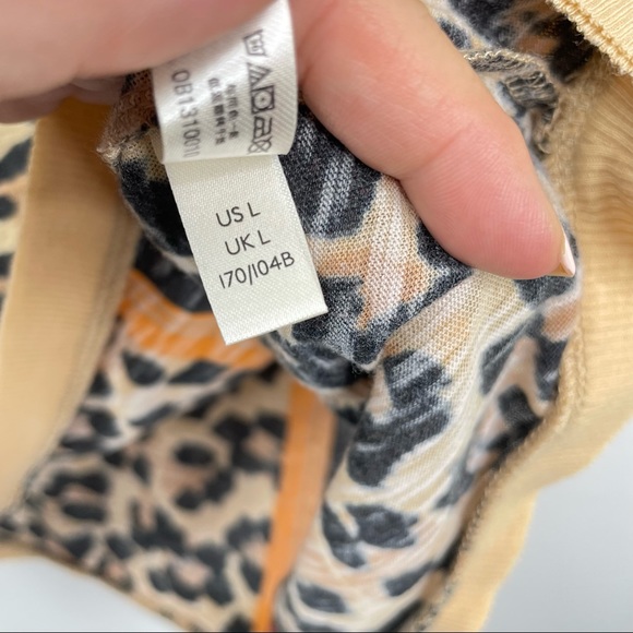 Free People Movement Love Tank Leopard Combo Large - Picture 13 of 15